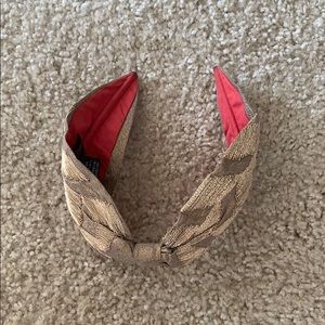 Gold embroidered headband